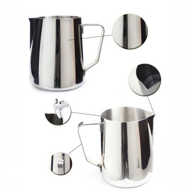 Stainless Steel Milk Frothing Pitcher Espresso Steam Coffee Barista Craft Latte Cappuccino Milk Cream Cup milk frothing jug
