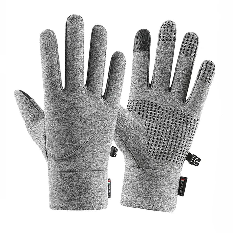 

Теплые рыболовные перчатки, Нескользящие Водонепроницаемые зимние ветрозащитные перчатки для сенсорных экранов для занятий спортом на открытом воздухе, велосипедные теплые перчатки для мужчин и женщин