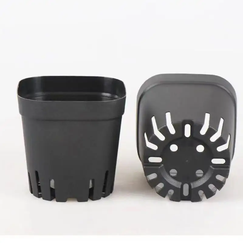 Pots For Seedlings 50pcs Square Reusable Seedling Cups Starter Pots Seedling Pots With Drainage Holes Gardening Kit Nursery Pot