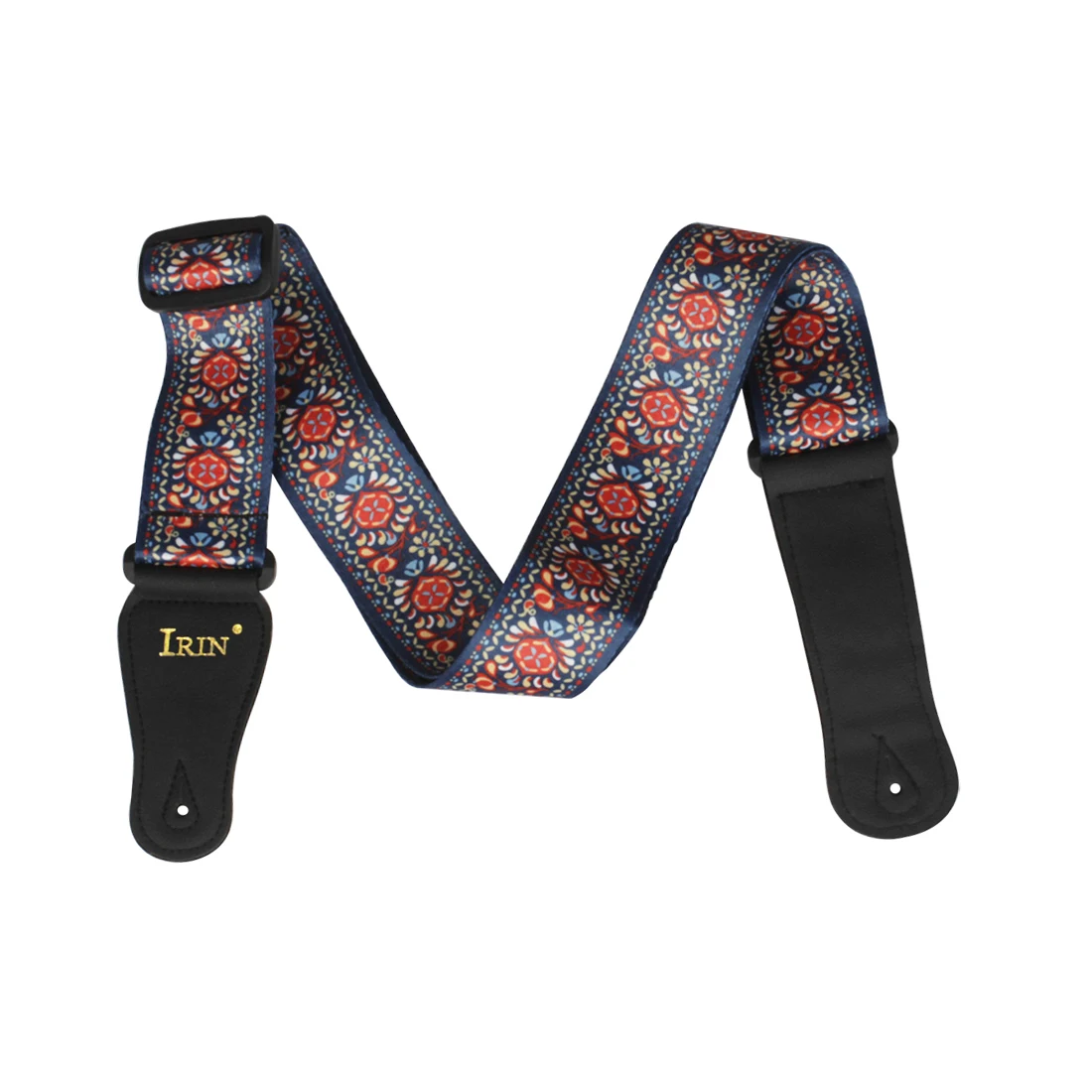 IRIN Adjustable Guitar Strap Ethnic Style Guitar Strap Polyester Fiber Belt Acoustic Electric Bass Guitar Parts & Accessories