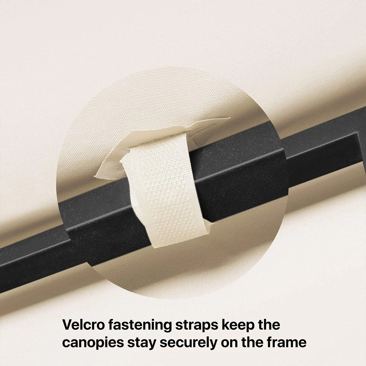 غطاء مظلة علوي 3×3 متر — استبدال أنيق وقوي لأكشاك الحدائق والفناء الخارجي