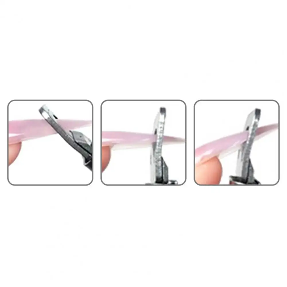 Practical Nail Clipper Strong Power French Manicure Fingernail Nail Clipper Ergonomic Handle Nail Art Clipper for Manicure 6