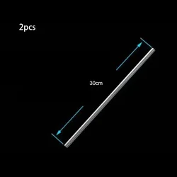 Acrylic Aquarium Connector Set - U-Shape Tube Elbow for Air Pump and Filter Systems (2-Pack) (Straight 30cm)
