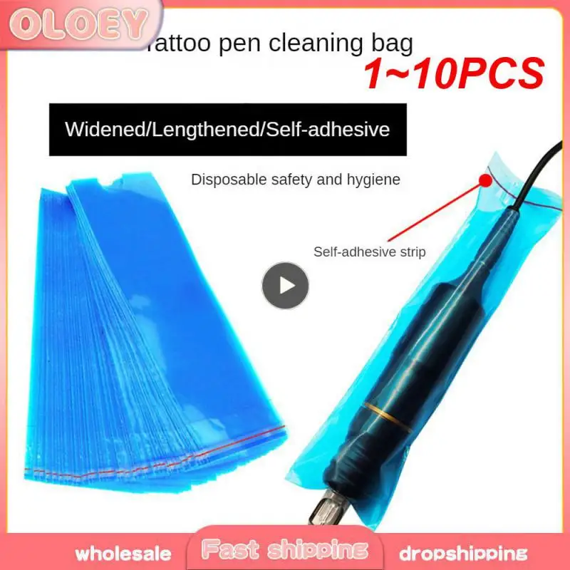 

1 ~ 10 шт. одноразовые тату-ручки BagsCartridge, тату-машинка, крышки, рукава, поставки PMU, зажим, шнур, крышка, фильтр, ручка, аксессуары