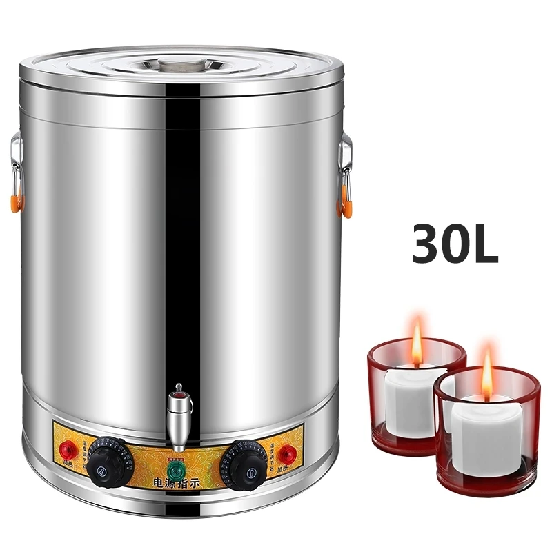 URREN Candle Wax Melting Pot Machine with Heating Pour Spout,304 Stainless  Steel Wax Melting Pot Machine for Candle Making with Temperature Control