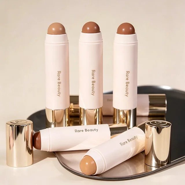 Rare Beauty Stick de Contour 3D Waterproof Bronzer Naturel pour l'Ombrage du Visage, Effet Amincissant, Sculptant, Cadeau pour Femme, Maquillage Quotidien et Soirée 1