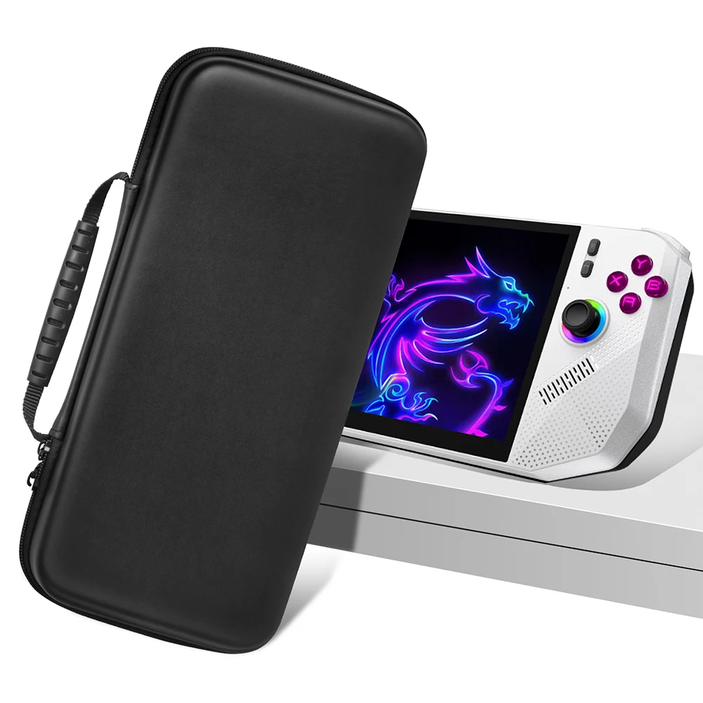 EVA PU Protective Carrying Case Shockproof Hard Shell Case Waterproof Storage Bag for MSI CLAW 8 Ryzen Edition 2025 Game Console