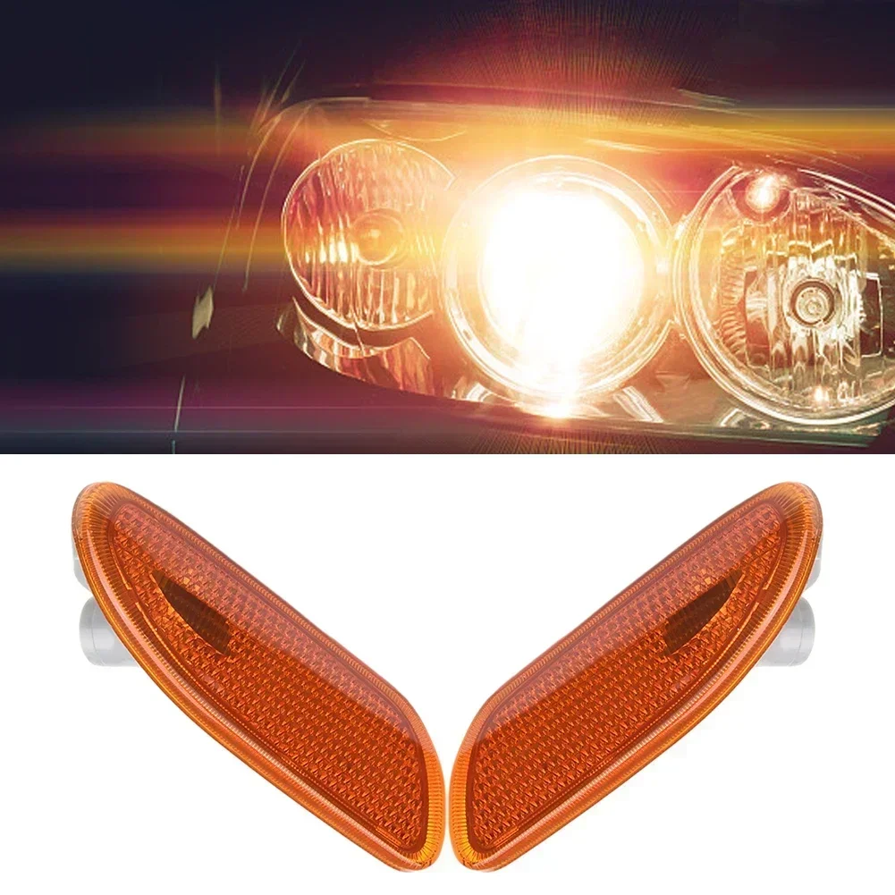 Front Driver Side Marker Light Assembly W/ Bulb For 2008-2010 Vue – TYC, Amber Lens