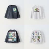 Toy Story Cartoon Printed T Shirts Tops Spring New Style Boys Clothes Long Sleeved Kids Clothing Loose Fashion Children's Blouse 1