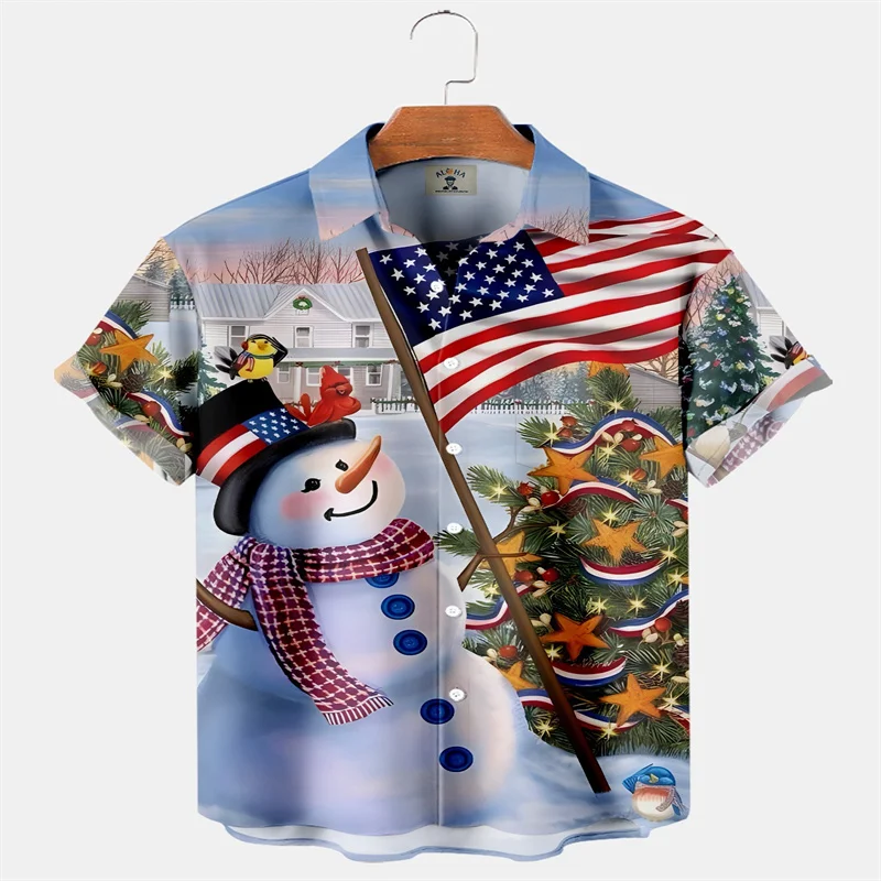 Hawaii 3D printed shirt Christmas explosion lapel beach short-sleeved shirt support to picture design escape room haunted house simulates wire leakage spark short circuit fire explosion and ignition effect 100m control distance