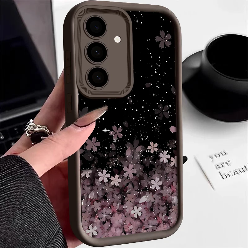 Cherry Blossom Silicone TPU Phone Case