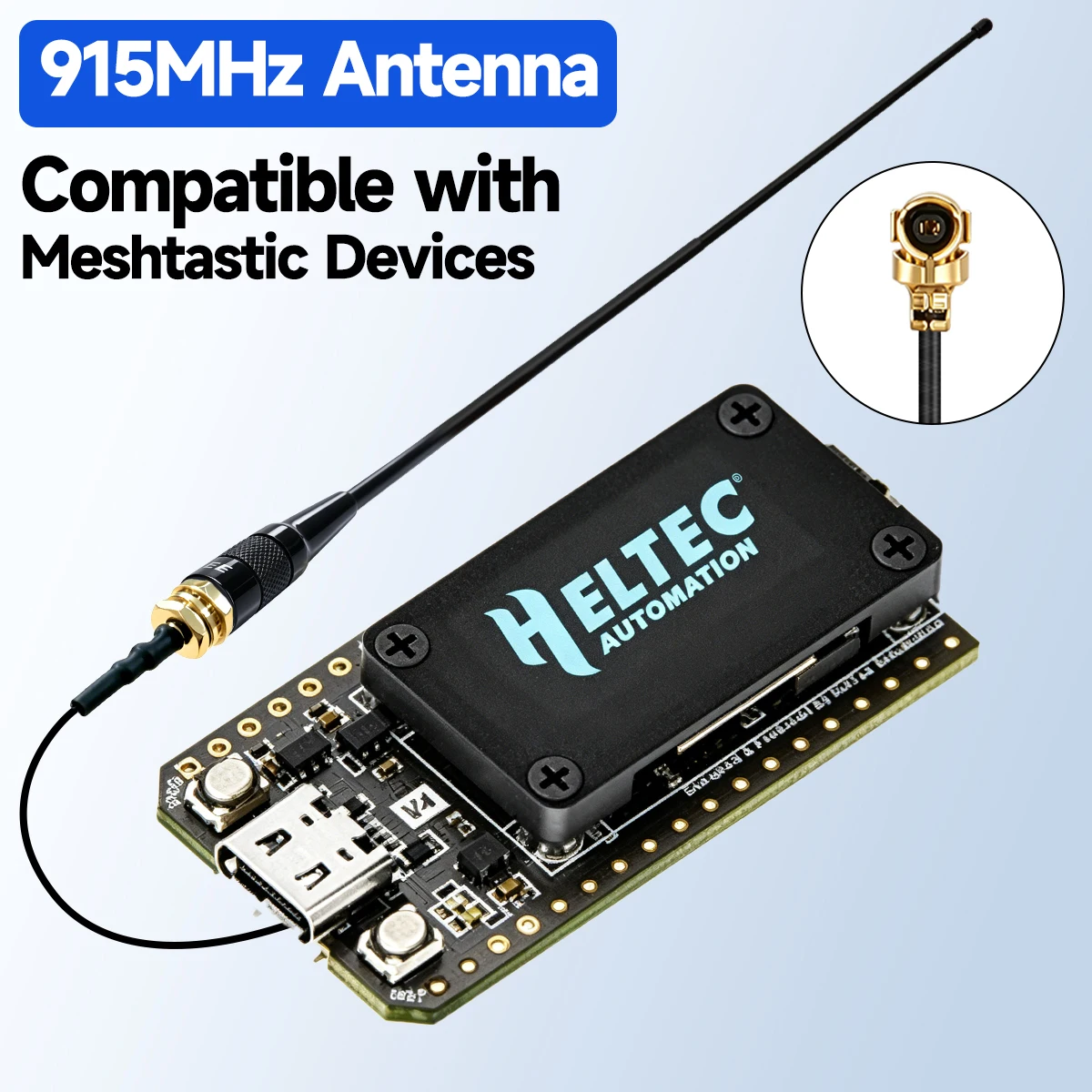 ABBREE AR-915 V1 V2 915MHz 고이득 무지향성 안테나 SMA Male UHF 장거리 LoRa IoT 모듈 실내외 통신용
