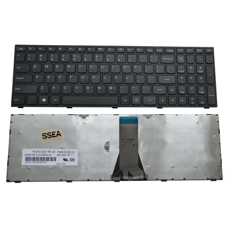 

New Laptop US English Keyboard For LENOVO G50-30 G50-70 G50-70AT G50-45 B50 G50 Z50 Z501 Black