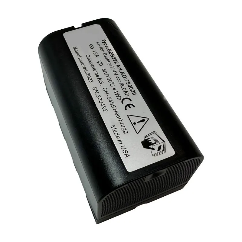2PCS GEB222 Battery For SWISS Total Station GPS System ATX1200 1230 Piper 100 200 Lases Survey Instruments Rechargeable Battery 2