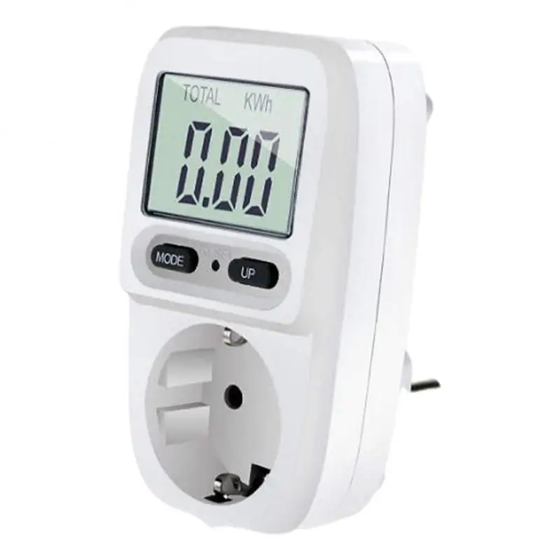 Electric Bill Meter Energy Cost With LCD Screen Overload Protection Maximum Power 3680W EU Plug | Электроника