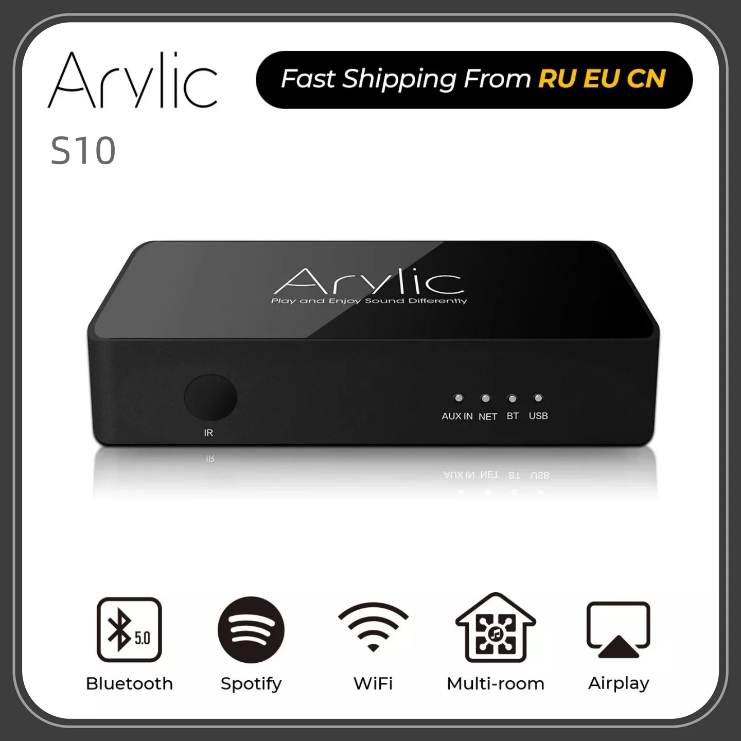 Arylic-S10-WiFi-And-Bluetooth-5-0-HiFi-Stereo-Audio-Amplifier-With ...