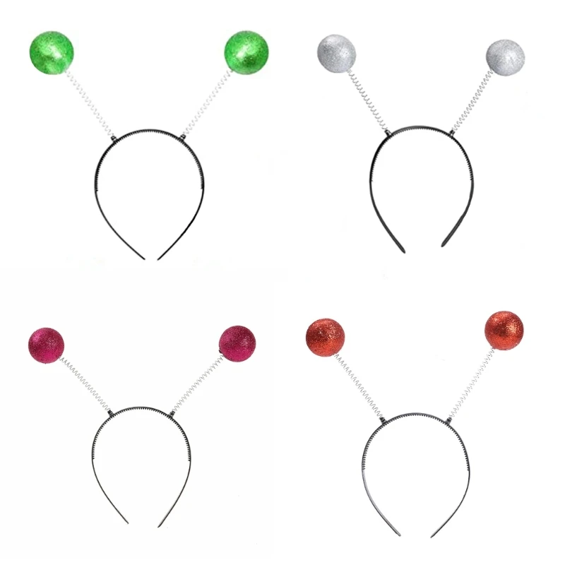 AlienHeadBopperMartianHeadbandAlienAntennaHeadbandSpaceAntenna