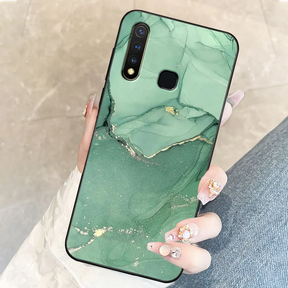 For vivo Y19 Case vivo 1915 TPU Soft Silicone Fashion Phone Case