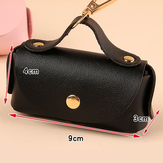 Stylish Pet Bag Holder Leather Pet Poop Bag Holder With Dispenser For Dog Bags Portable Dog Poop Bag Organizer Pet Supplies 6