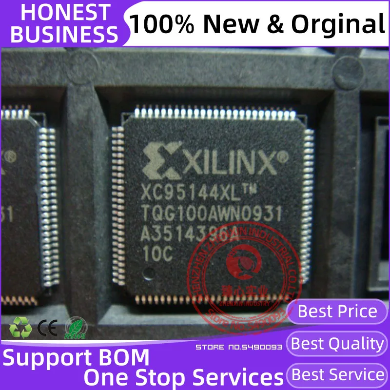 

XC95144XL New Original IC CPLD XC95144XL-10TQG100C Complex Programmable Logic Devices 3.3V 144-mc CPLD