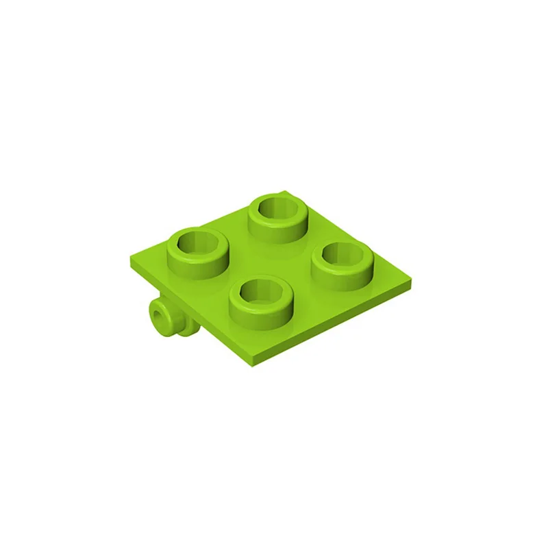 10pcs Compatible MOC Brick Parts 6134 Hinge Brick 2 x 2 Top Plate Thin Building Block Particle DIY Assmble Kid Brain Toy Gift