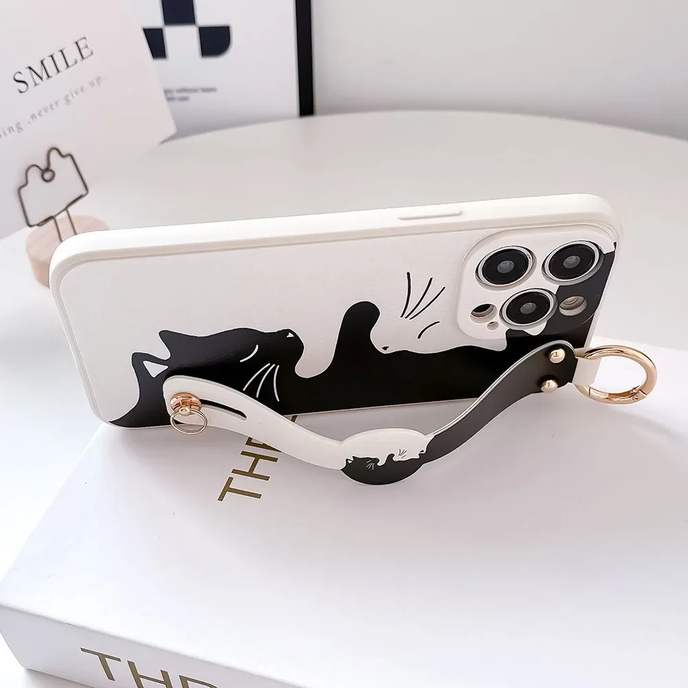 SoCouple Cat Neck Lanyard Wrist Strap Holder Phone Case Cover