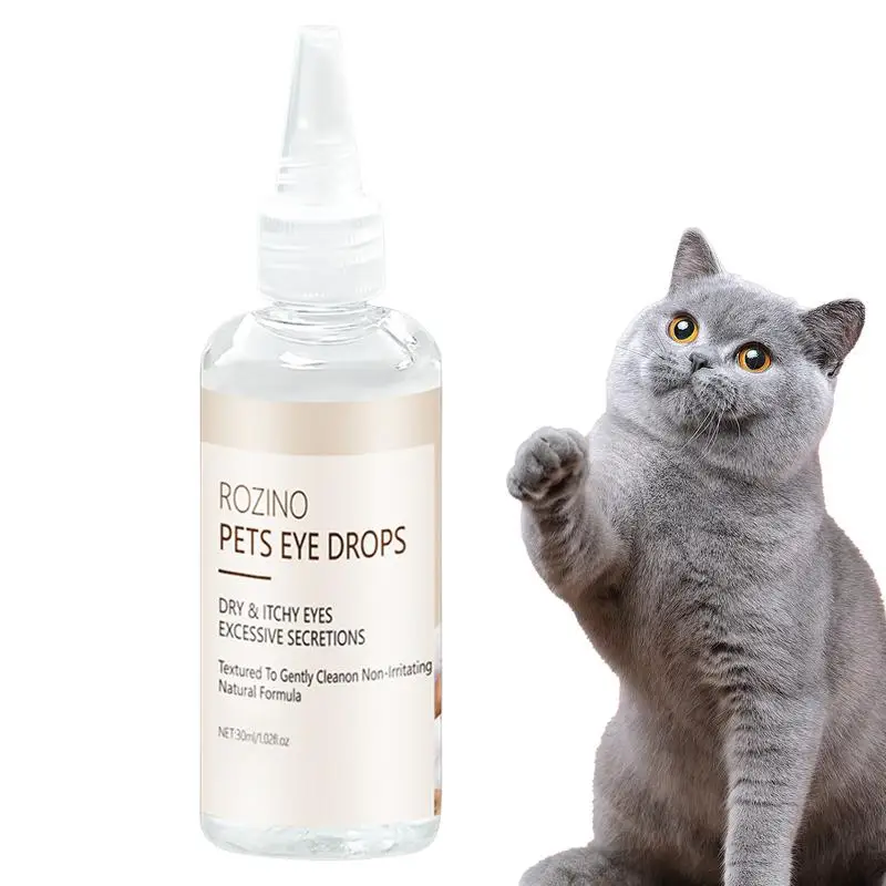 

Pet Eye Care Drop Pet eye drops for dogs eye cleaning to remove tear stains Relieve Blockage Eliminate Dryness for Pets 30ml