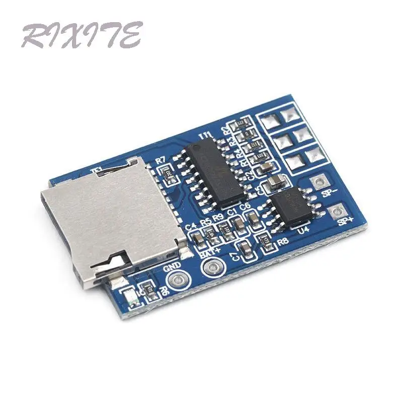 TF Card MP3 Decoder Board GPD2846A 2W Amplifier Module for Arduino GM Power Supply Module