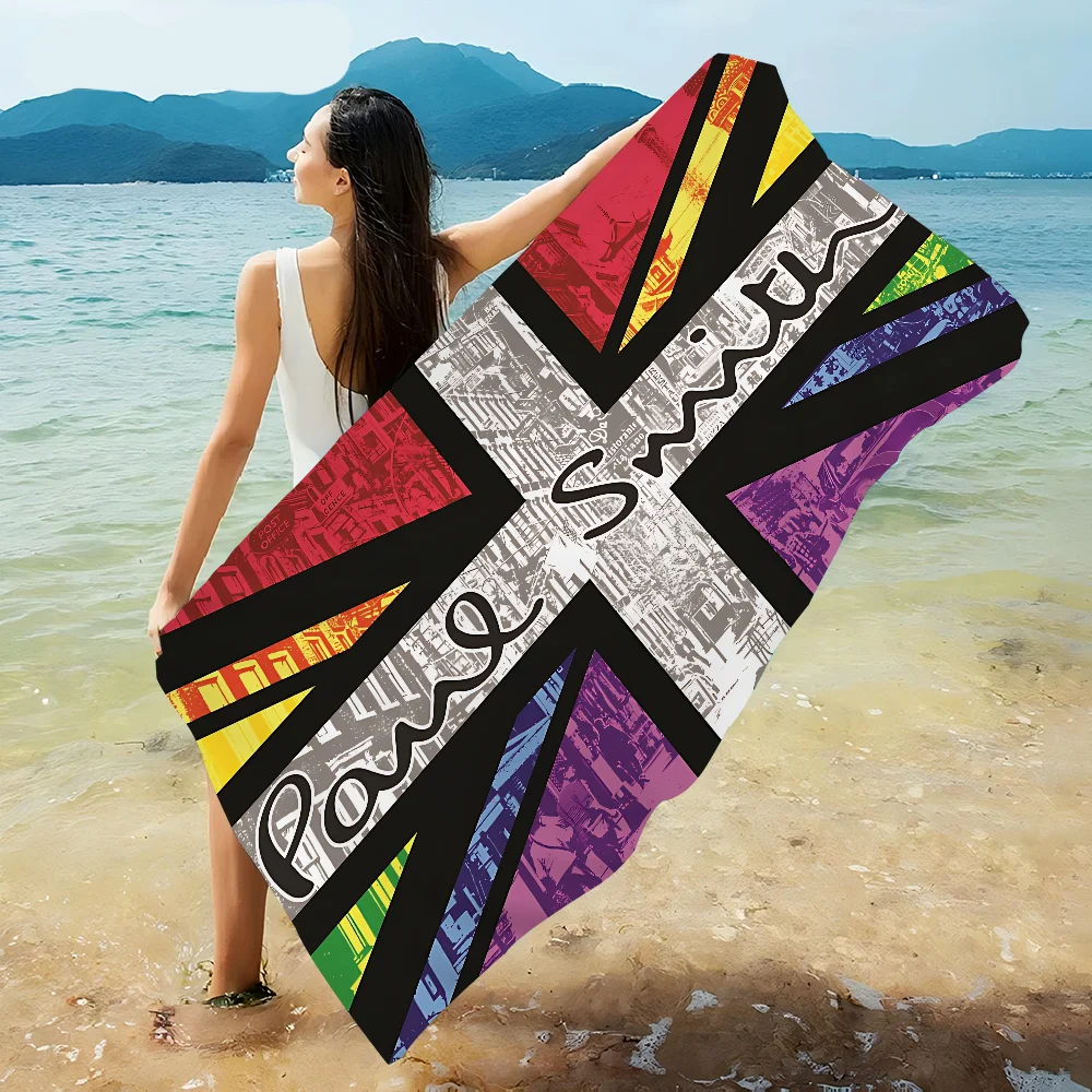 Alfombra de suelo Paul Smith Bath Towel Microfiber Soft Water Absorbing Breathable For Girl Kids Decorative Cartoon Beach Towel 6
