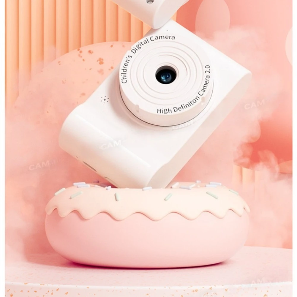 9600W 픽셀 4K 미니 디지털 카메라 전면 후면 듀얼 렌즈 타이머 촬영 셀카 카메라 학생 가정용 휴대용 카메라 어린이 선물