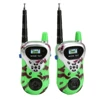 2PCS Mini Walkie Talkie Kids Wireless Call Parent Child Interaction Birthday Gift Toys for Boys Girls-Green 1