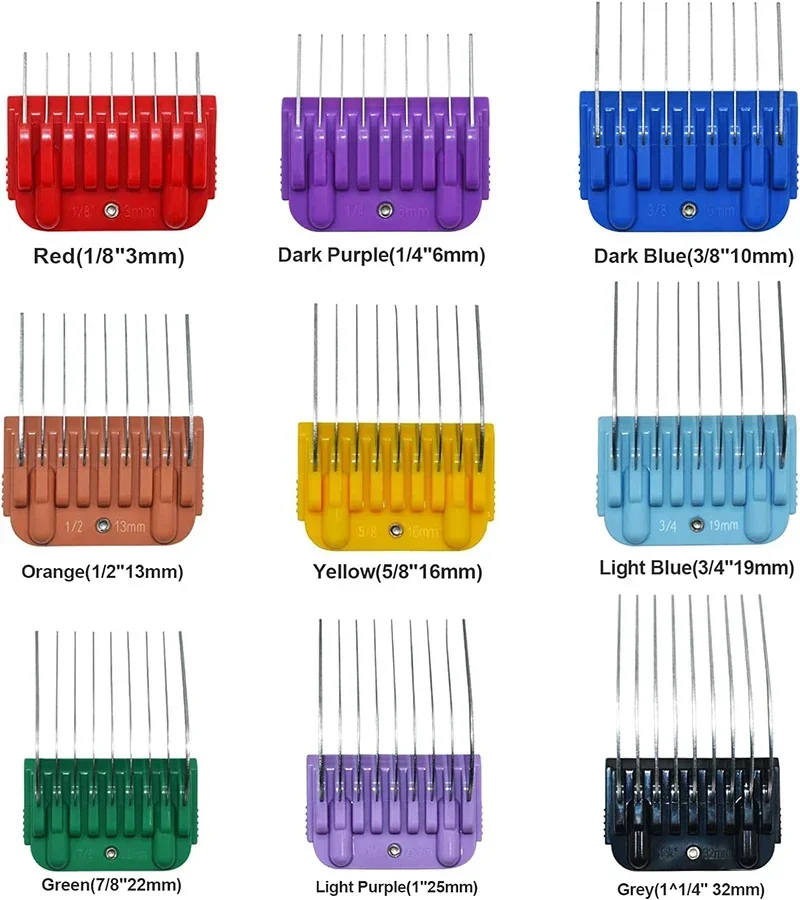 Hair Clipper Comb Set for Oster/Wahl/Andis