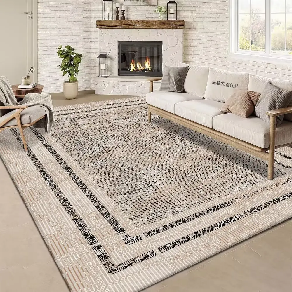 Retro Simple Fluffy Carpet 3