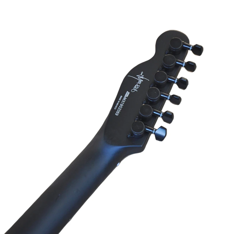 Electric Guitar Black Signature Matte Body Self-locking Neck OTGT-2015