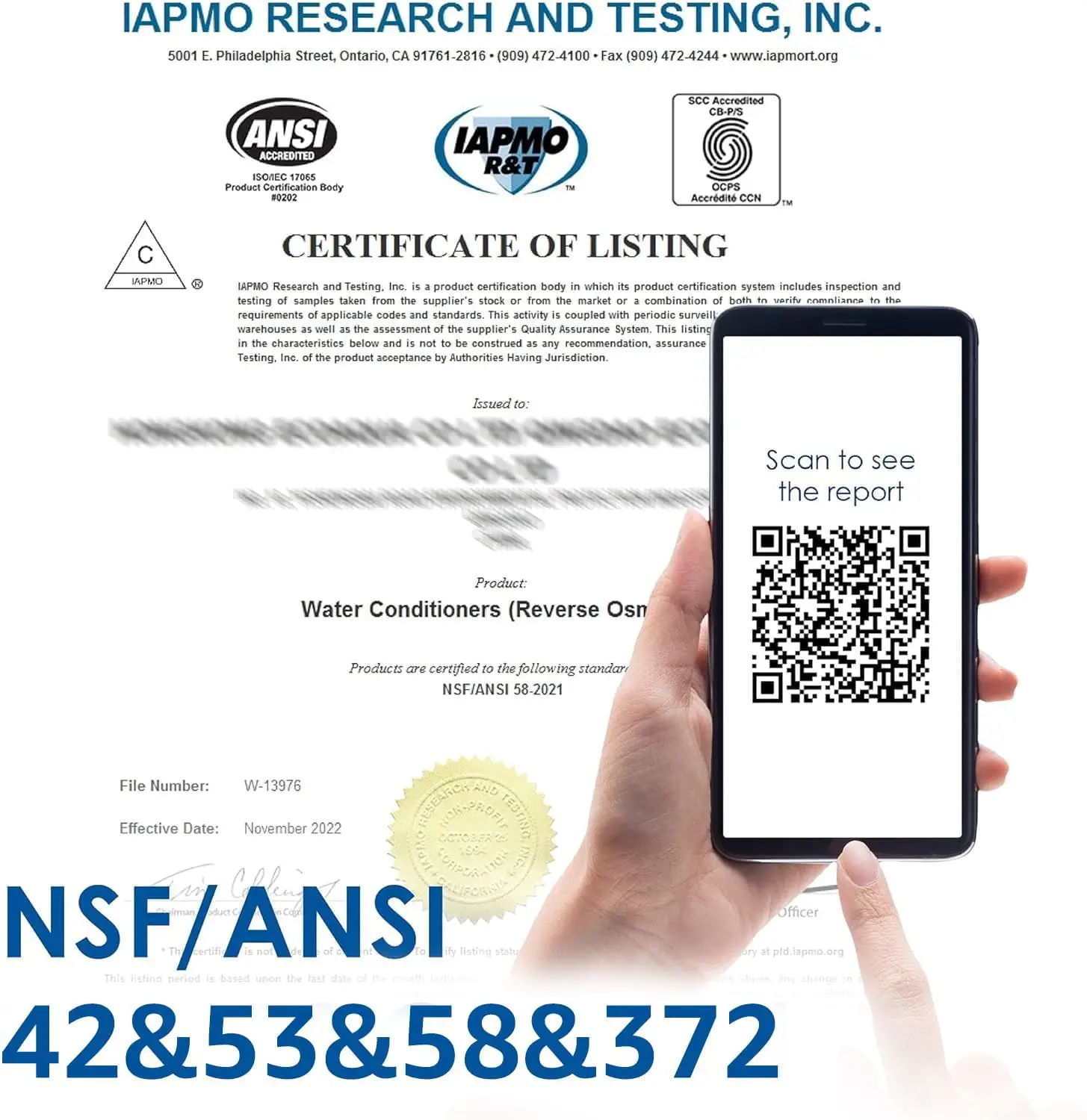 G3P600 Reverse Osmosis System, 8 Stage Tankless Reverse Osmosis Water Filter, NSF/ANSI 42 & 53 & 58 & 372 Certified, Under Sink