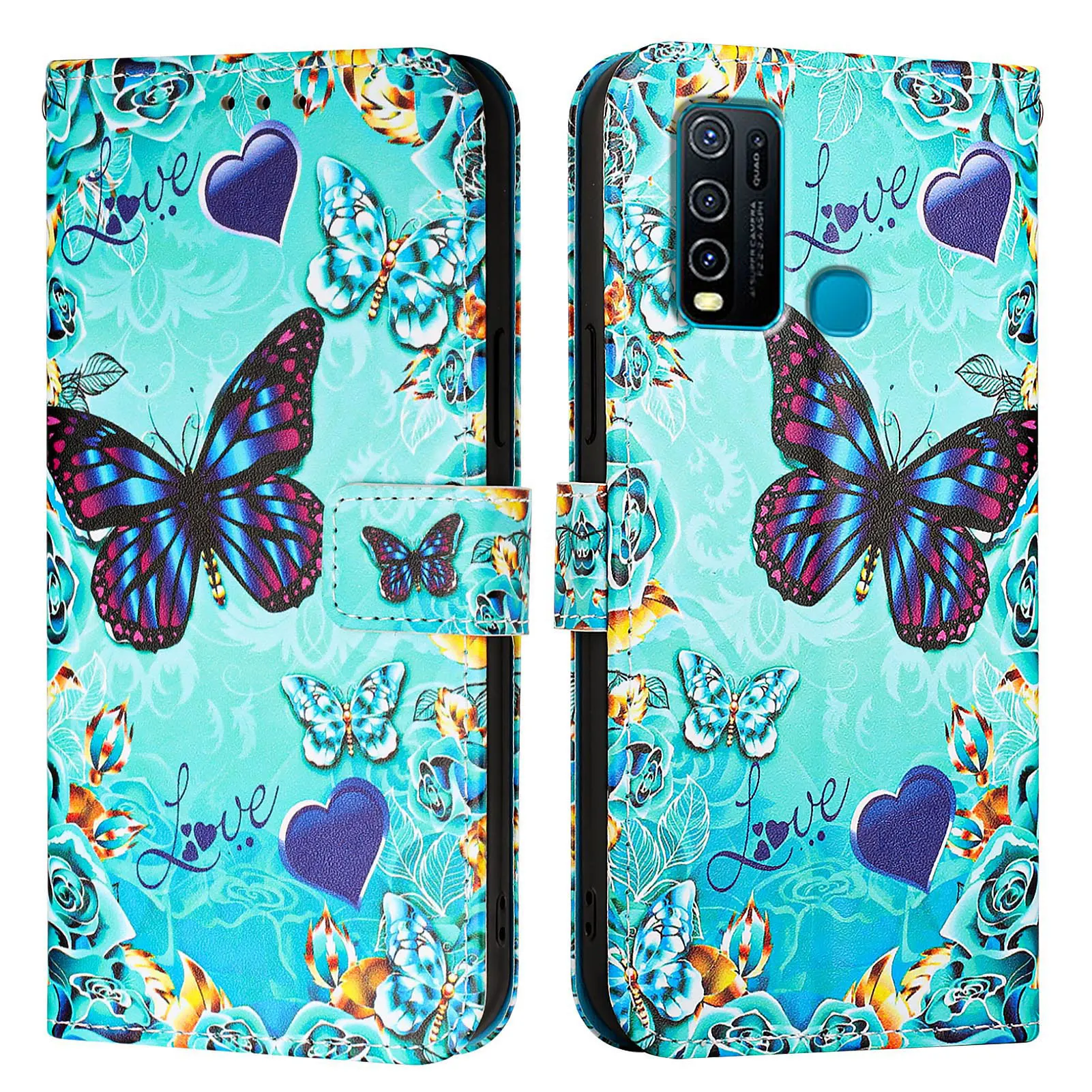 Premium Flip Leather Wallet Back Cover Case