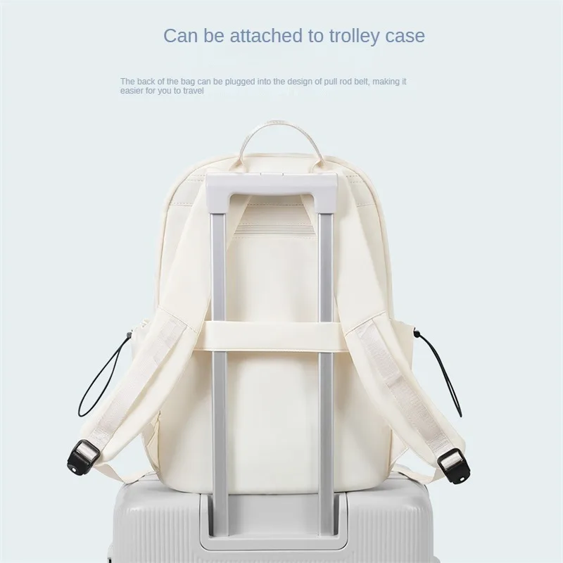 VNINE backpack, female high school student backpack, student travel backpack, 15.6-inch computer bag, male