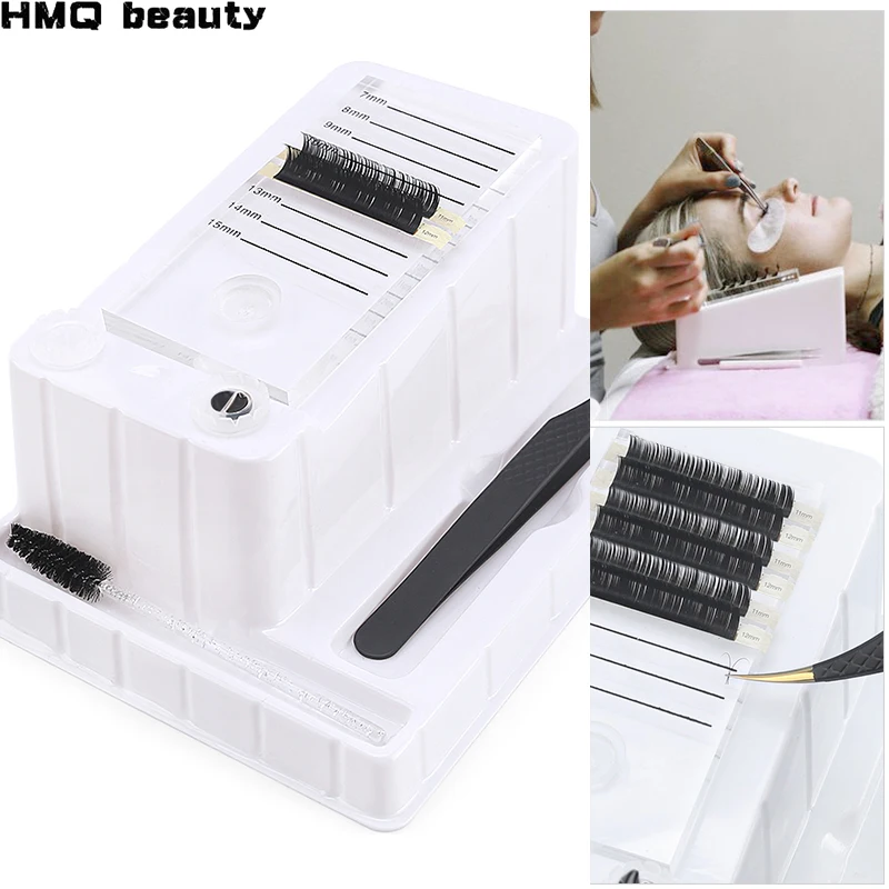 5 in 1 가짜 속눈썹 팔레트 스탠드 패드 팔레트 속눈썹 접착제 홀더 빠른 꽃 ..