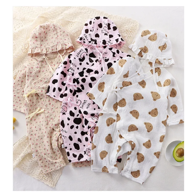 

Baby Clothes 100% Cotton Waffle Grow Unisex Romper Newborn Bodysuit Onepieces Infantil Growing Jumper Overall Roupa de Bebe