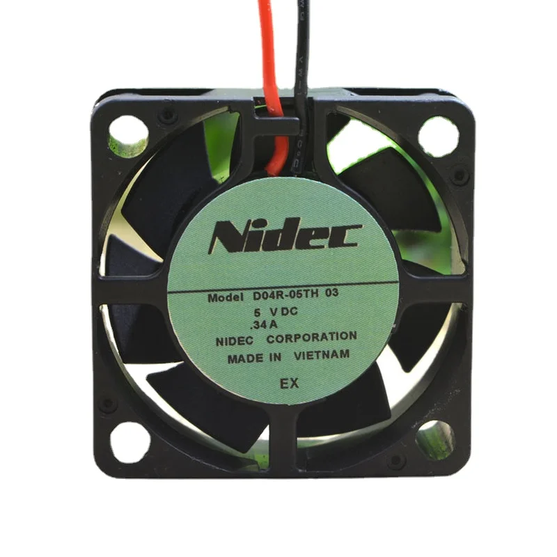 

SSEA New Fan NIDEC D04R-05TH 4CM 4015 5V 0.34A Large Air Volume Cooling Fan 40x40x15mm