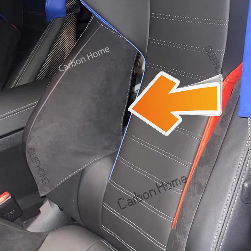 M Carbon Bucket Seat Side Waist Bolster Genuine Leather Protector