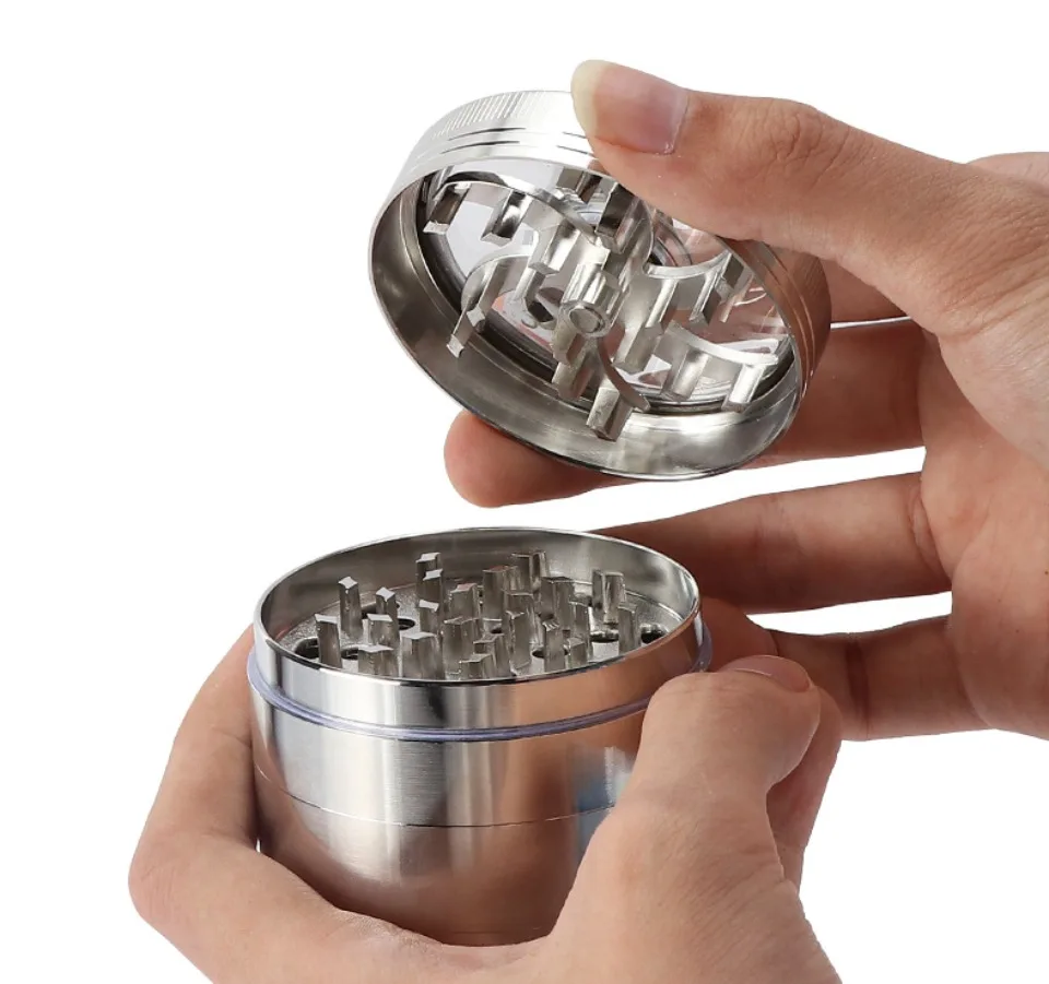 S42248894ae5342dfb5ae6aa5816e1411t Herbal Crusher Tobacco Grinder Smoke Crushers Grinder 4 Layers Durable Non Deformable Corrosion-resistant Grinder with Handle Mallzona