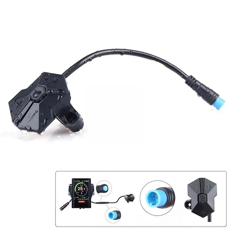 Per Bafang Bbs01 Bbs02 Bbshd Mid Drive Ebike Motor Acces M5L4 Bici Elettrica 850C P850C Display Switch Controller Cavo Di Prolunga