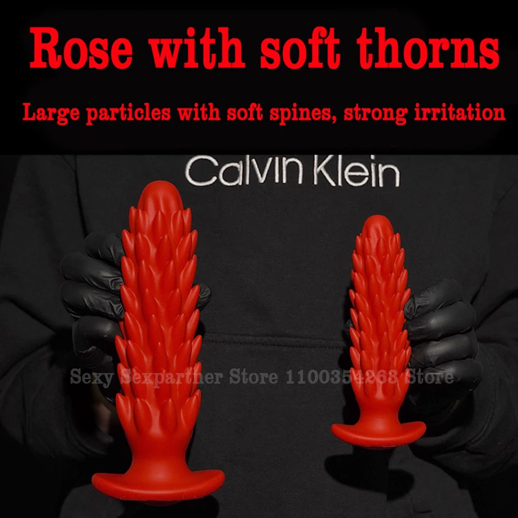 Large Soft Particles Silicone Anal Dildo Toy Anus Dilator Stimulation Anal  Plug | eBay