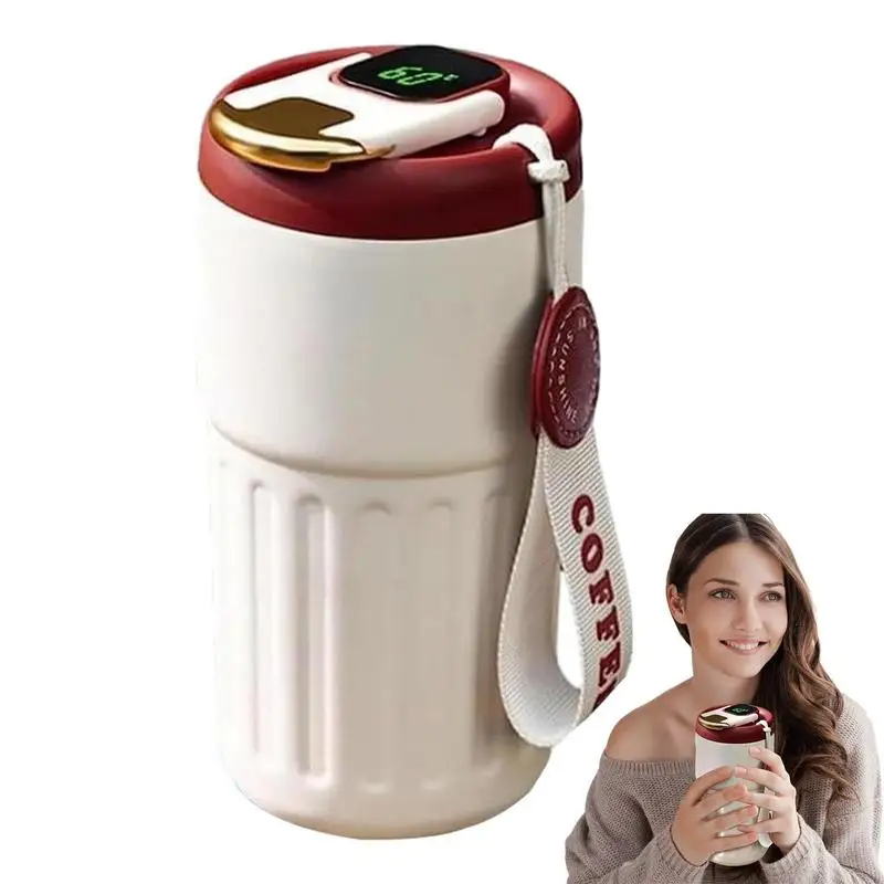 

Temperature Display Water Bottle Smart Insulation Cup Mini Thermos Water Bottle Smart LED Digital Temperature Display Coffee Mug