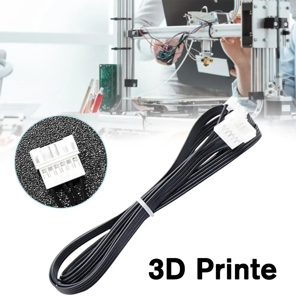 

100cm 3D Printer Stepper Motor Extension Cable Extruder Motor Extended Line for Ender3 CR10 3D Printer C5P9