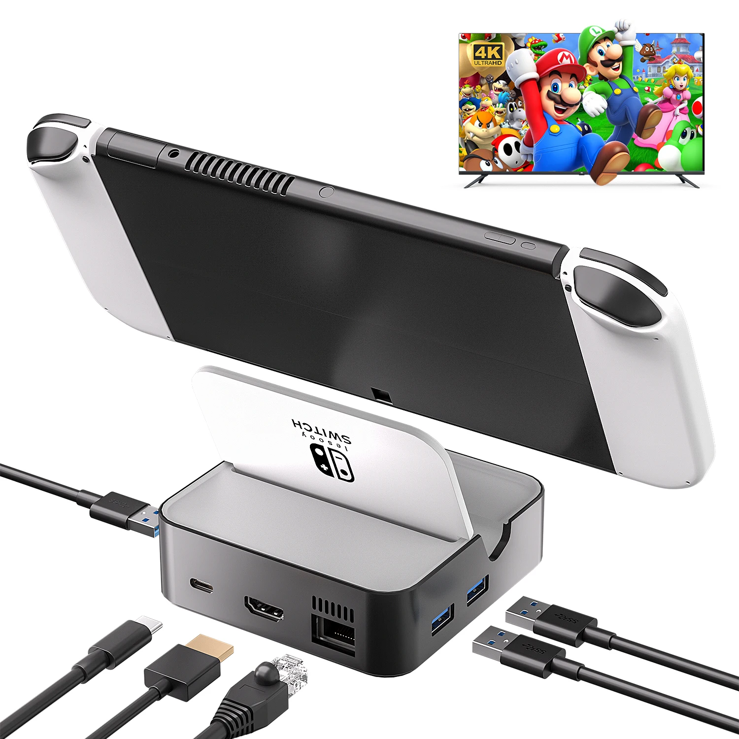 USB C hub for Nintendo Switch Portable TV Dock Charging Docking