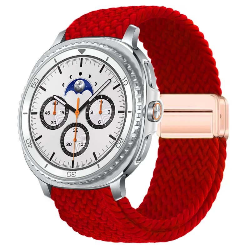 Braided Nylon Solo Loop Bracelet - Magnetic Sports Strap