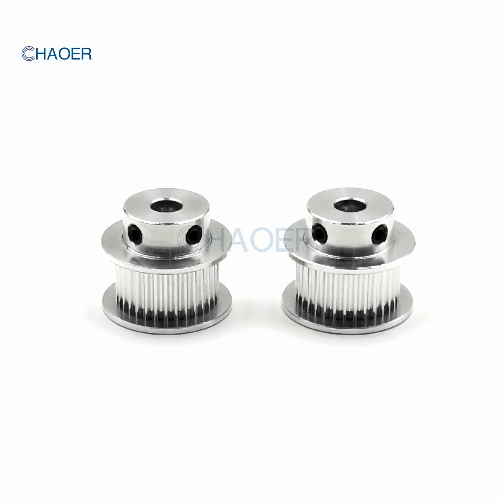 2GT 32 Teeth Timing Pulley Bore 4/5/6/6.35/7/8/10/12mm For GT2 Open Belt Width 6/9/10/15mm 32Teeth Synchronous Wheel 32T Gear