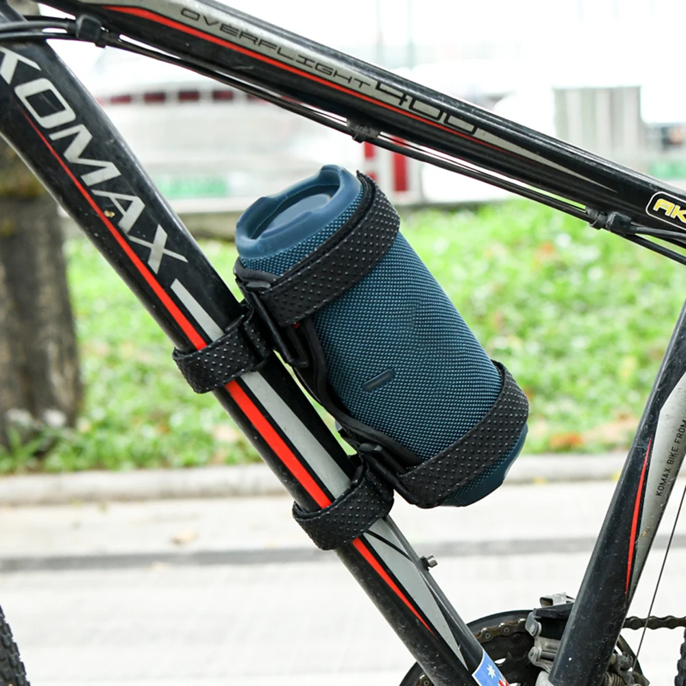 Speaker Fixed Strap Bicycle Kettle Cage Adjustable Strap Bike Speaker Holder Mount for JBL Flip 6 5/Charge 5 Speaker Accessories